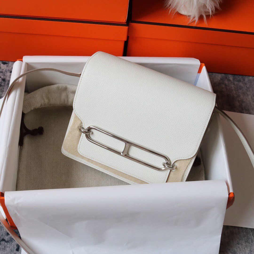 에르메스 룰리스18 나타 화이트 은장 에버컬러